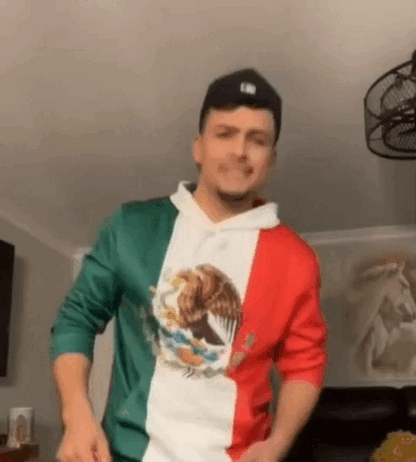El Suéter del Pueblo | GOLD EAGLE MEXICO FLAG HOODIE