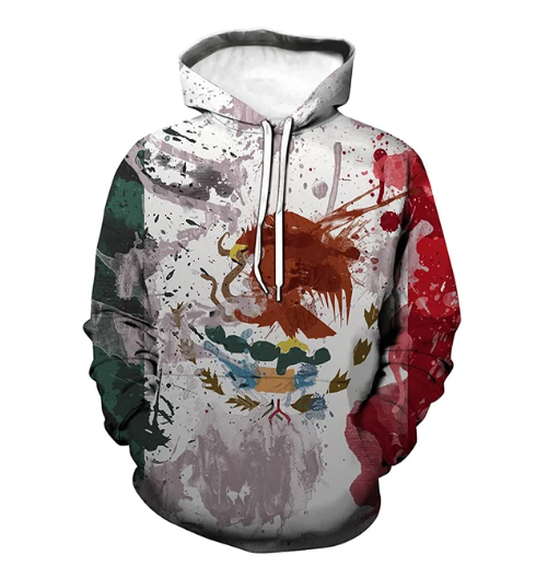New Mexican Oversized Pullovers Y2k Hoodie