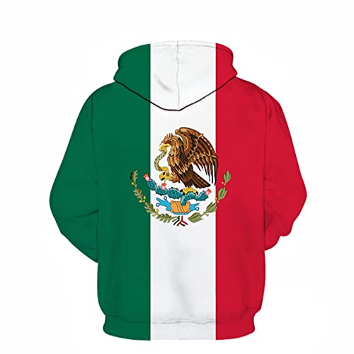 El Suéter del Pueblo | GOLD EAGLE MEXICO FLAG HOODIE